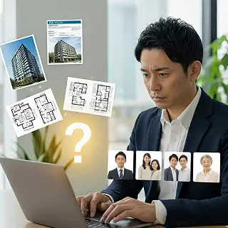 顧客が「どこから買っても同じ」と感じ、価格や条件勝負になる様子の写真